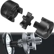 1/2" to 3/4" L075 Flexible 3-Piece L-Jaw Coupling Set for Log Splitter Hybrid