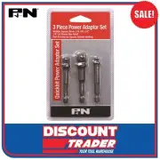 P & N by Sutton Tools 3 Piece Quickbit Power Adaptor Set - 150PASET3