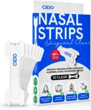 Nasal Strips Extra Strength Clear | Reduces Snoring and Mouth Breathing | Imp...