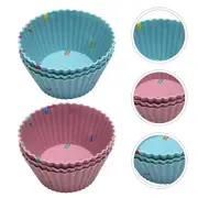 6PCS Nonstick Muffin Cups Muffin Wrappers Cupcake Baking Cups