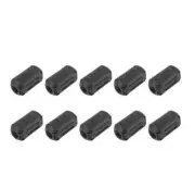 10pcs 5MM Clip On EMI RFI Noise Suppressor Cable Ferrite Core Filters Removable