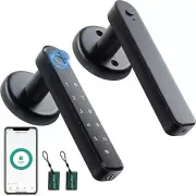 Smart Fingerprint Door Lock Electronic Handle Card Password Bluetooth Key APP