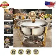 5QT Chafing Dish Buffet Set - Worry-Free Assembly & Superior Food Insulation