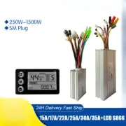 24V 36V 48V 250W-1500W Electric Bicycle Motor Controller with LCD Display