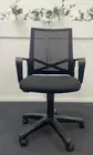 Black Ergonomic Task/Office Chair with arms and lumbar support