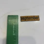 September Iron On/ Sew On Patch