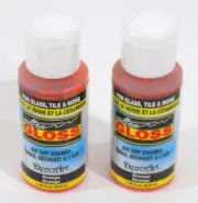 2 Bottles ~ DECOART ULTRA GLOSS PAINT - DG07 - Orange ~ 1 oz.