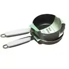 Mini PAN/SAUCEPAN +FRYPAN/SKILLET 12 cm -2 pc Set Non-Stick Household Kitchen