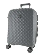 Pierre Cardin 54cm CABIN Hard Shell Suitcase in Grey