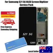 For Samsung Galaxy S21 5G G991 LCD OLED Screen Display Replacement Service Pack