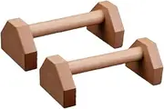 Perfeclan 2 Pieces Push up Bar Calisthenics Equipment Gear Strength Training Anti Slip Exercise Handstands Parallettes Bar for Floors