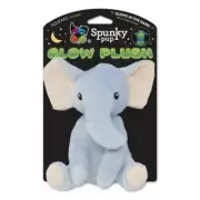 Spunky Pup 'Glow Plush Elephant' Plush Dog Toy - Small - New, With Tags