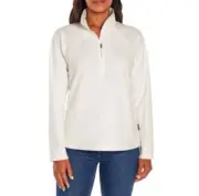 Eddie Bauer Women's Long Sleeve Polar Fleece Quarter Zip Pullover Medium M
