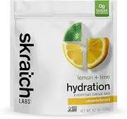 SKRATCH LABS Zuckerfreies Elektrolytpulver, Trinkgetränkemix, zuckerfrei, Zitrone + Limette, 30 portions, keto, vegan, gentechnik-free