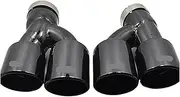 Compatible For BMW 5 Series 525 530 G30/G38 Exhaust Tip Modification Four Titanium Black Exhaust Tip Tail Throat