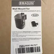 EMATECH Wall Mounts Bracket-Pair Set For SONOS ONE and SONOS Play :1 Speaker New