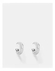 [Mimco] Circulate Hoop Earrings in Silver