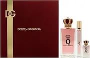 Q by Dolce and Gabbana for Women - 3 Pc Gift Set 3.3oz EDP Spray, 0.33oz Spray, 0.17oz Splash