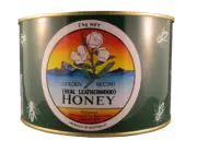 R Stephens Tasmanian candied leatherwood honey, 2 kilo tin, free shipping