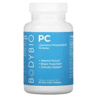 在飛比找iHerb優惠-[iHerb] BodyBio PC，脂質體磷脂復合物，60