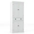 183.5cm Kitchen Pantry Storage Cabinet Tall Buffet Sideboard Cupboard Shelf