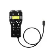 Saramonic SMARTRIG+DI 2-CH AUDIO INTERFACE XLR, 1/4" 1/8” INPUTS Lightning Out
