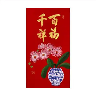 【春華工坊純手寫春聯/彩長/百福千祥】T07(手寫手繪春聯)