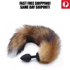 Fox Tail Anal Butt Plug Silicone Anal Plug BDSM Fun Play For Men Women Couples