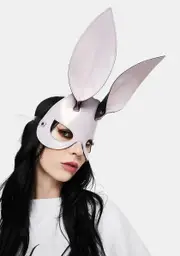 [Funk Plus] Ice Pink Bunny Ears Eye Mask