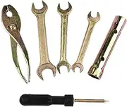 FJMQHU Motorcycle Repair Tool Kit Maintenance Tools Wrench Screwdriver with Storage Bag