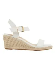 [Sandler] Annie White Smooth Sandals