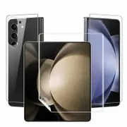 For Samsung Galaxy Z Fold 6 Fexible Membrane Scratch ResistanceTPU HD Clear Screen Protector Flim - Full Set (3 Pieces)