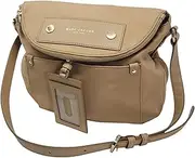 [Marc Jacobs] Womens Preppy Natasha Nylon Crossbody Bag, Iced Coffee, One Size