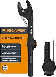 Fiskars XtendControl Rotating Tree Pruner Head with Automatic Cord Reel with 45 Degree Rotation, Compatible with all XtendControl Extension Poles (Pole Not Included)