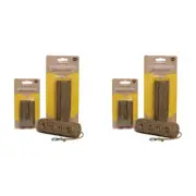 2x 2pc Rosewood Treat n Gnaw 8.5cm Log Hamster Activity Pet Chew Toy NTRL Assort