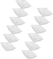 FIXOSHEE 12pcs Plastic Pigeon Nest for Breeding Hatching Durable Quail Nesting Bowls Easy Clean Maintain Secure Space for Pigeons for Bird Breeding Setup