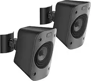 2 Pack Wall or Ceiling Mount for Logitech Z906 5.1 Surround Sound Speaker Syestem Tilt and Swivel Adjustable Mounting Bracket for Logitech Z906 Satellite Speakers