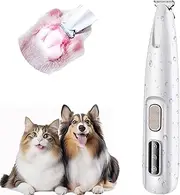Generic Dog Paw Trimmer, Electric Pet Hair Clippers, Multifunctional, 35db Ultra-Low Noise, Waterproof, LED Light, Suitable For Cats And Dogs