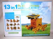 Gahoo 13-In-1 STEM Solar Robot Kit DIY Building Science Learning Yellow