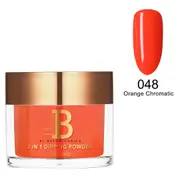 Billionaire SNS Gelish Dip Dipping Acrylic Nail Powder 048 Orange Chromatic 56g