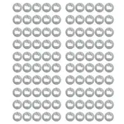 100Pcs NFC Ntag213 Nfc Label Sticker 13.56MHz ISO14443A 213 Sticker Universal Lable for ALL NFC Ena As Shown