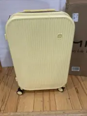 Mixi Luggage 24'' Checked-in Hardshell with Spinner Wheels Yellow
