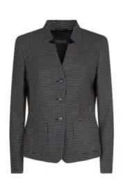 ESCADA Tailored Blazer Pixie Print black and white blazer size 42