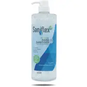 Saniflex Rinse Free Hand Sanitiser 1L Bottle With Plunger (Carton of 12 Bottles)