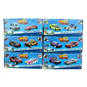 Hot Wheels - Pull-Back Speeders 2 Toy Cars in 1:43 Scale Assorted