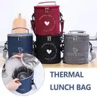 Fashion Insulated Tote Lunch Box Picnic Bags Food Storage Handbag
