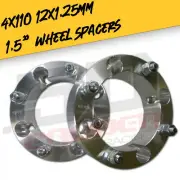 Pair of 1.5" 4x110 Wheel Spacers 12x1.25 for Yamaha Viking Wolverine YXZ1000R