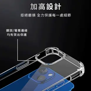 【Timo】SAMSUNG 三星 Galaxy A14專用 透明防摔手機殼+螢幕保護貼二件組(四角防摔)
