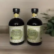 2x Trader Joe’s Organic Balsamic Vinegar Of Modena 8.5 oz Each Bottle