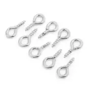 100pcs Metal Screw Eye Pin Drill Clay Resin Jewelry Findings A MGR